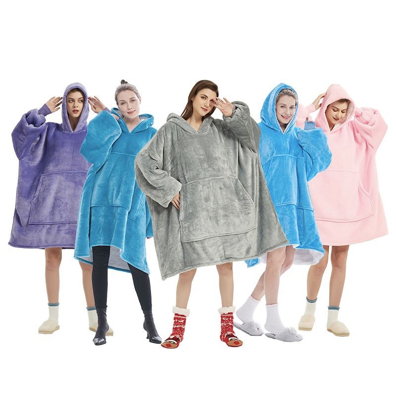 Плед Huggle Hoodie, худi з капюшоном та рукавамиП
